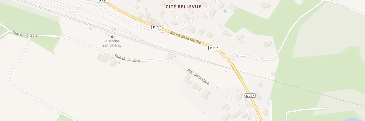 Plan du 6 Rue de la Gare à Sainte-Eanne