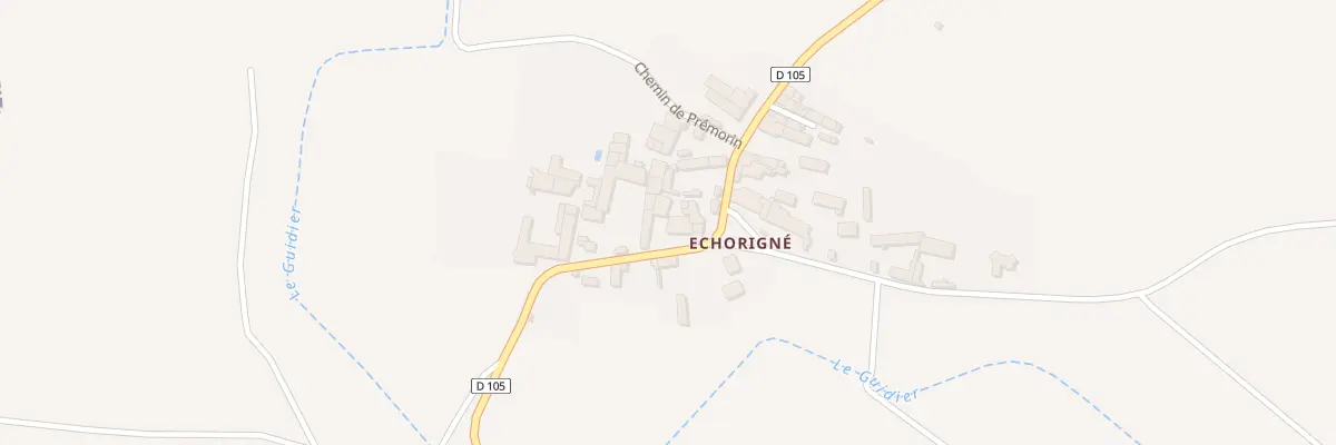 Plan du 10 Rte des Sablieres Echorigne à Villemain