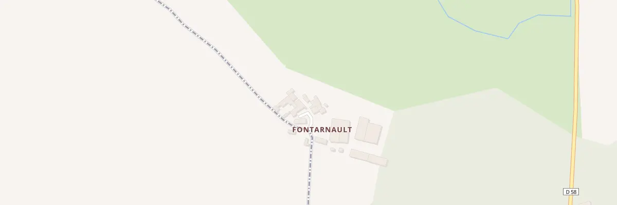 Plan du 3 Fontarnault à Fomperron