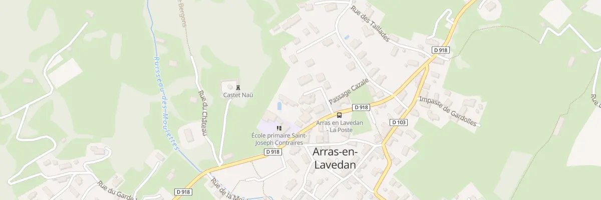 Plan du 13 Imp du Beriaret à Arras-en-Lavedan
