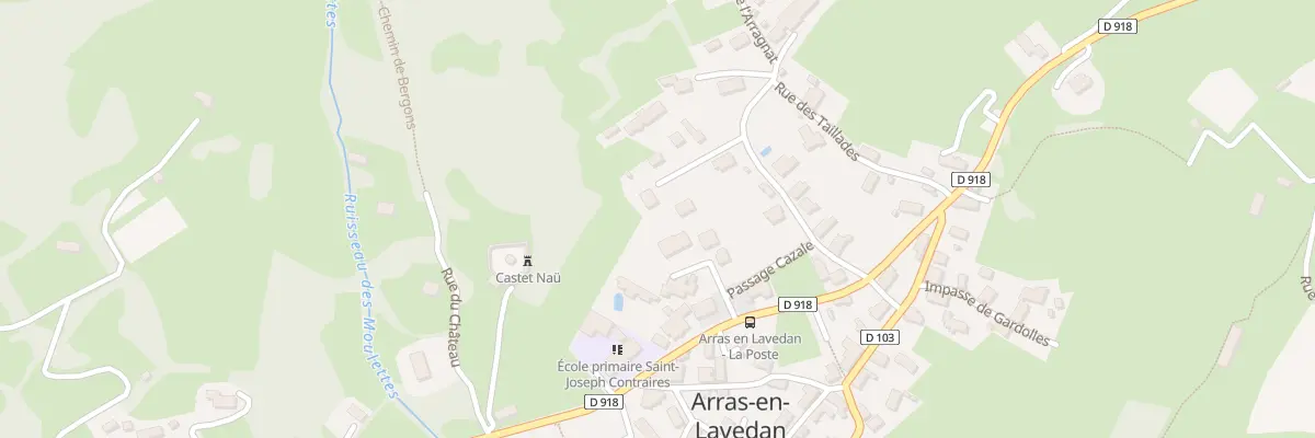 Plan du 8 Imp du Castet Naou à Arras-en-Lavedan