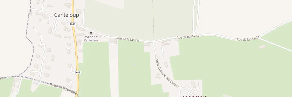 Plan du 10 Rue de la Mairie à Canteloup