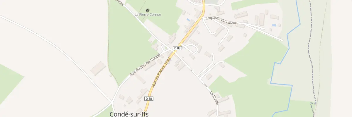 Plan du 5003 La Ruelle à Condé-sur-Ifs