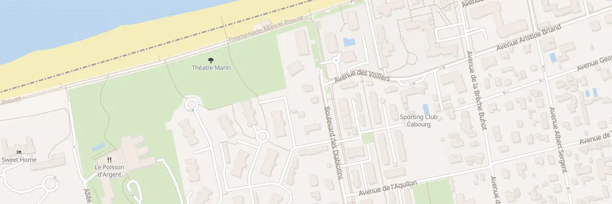 Plan du 39 Bd des Diablotins à Cabourg