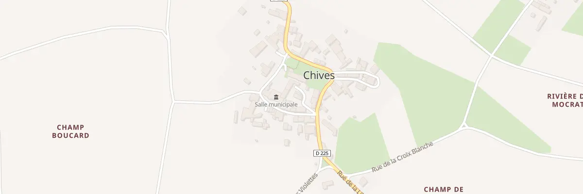 Plan du 2 Imp des Salines à Chives