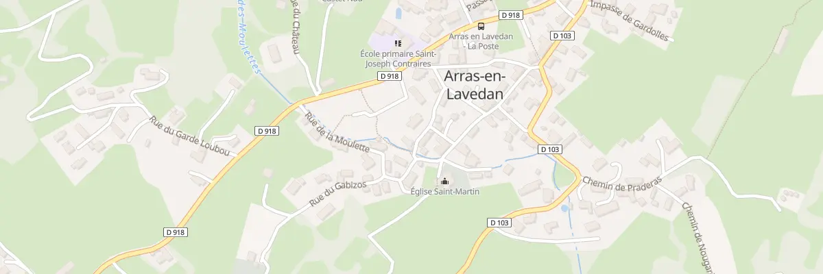 Plan du 2 Rue de la Tour à Arras-en-Lavedan