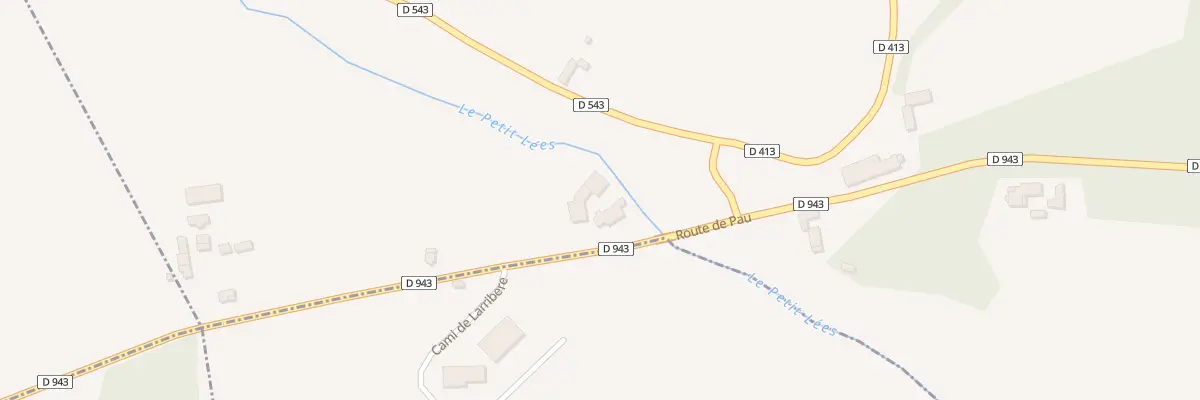 Plan du 10 Rte de Pau à Lembeye