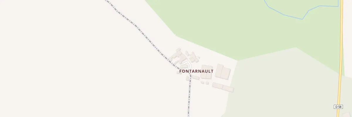 Plan du 1 Fontarnault à Fomperron