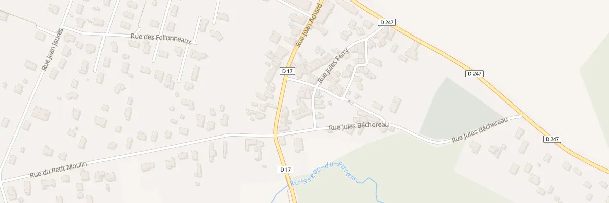 Plan du 5 Rue Jules Ferry à Abzac