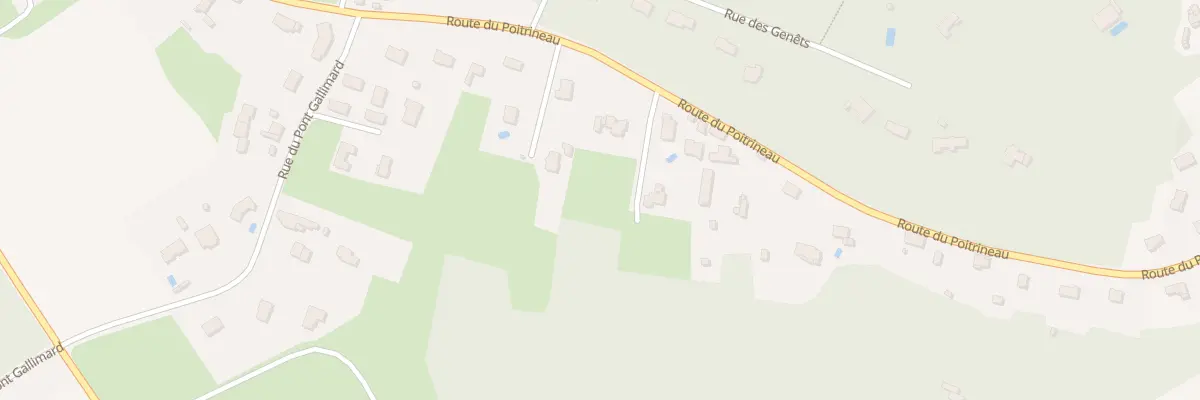 Plan du 105 Rte du Poitrineau à Saumur