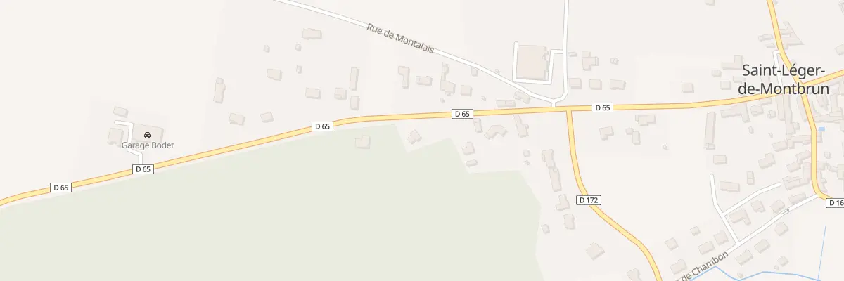 Plan du 7 Rue de la Grenouillere à Saint-Léger-de-Montbrun