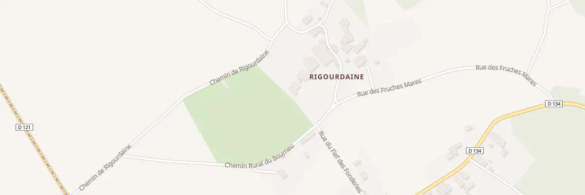 Plan du 1 Chem des Fontaines à Aubigny
