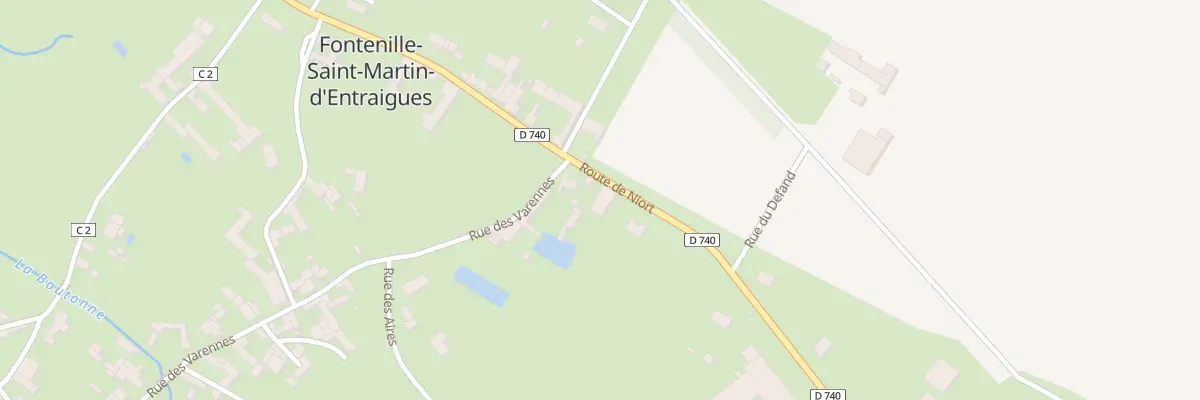 Plan du 20 Rte de Niort à Fontenille-Saint-Martin-d’Entraigues