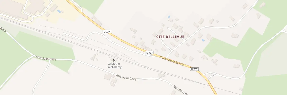 Plan du 7 Rte de la Mothe à Sainte-Eanne