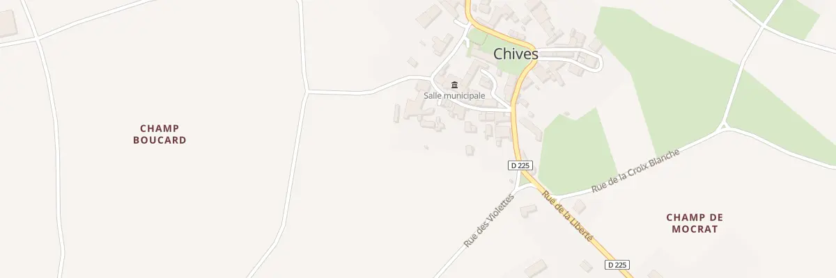 Plan du 5037 Le Bourg à Chives
