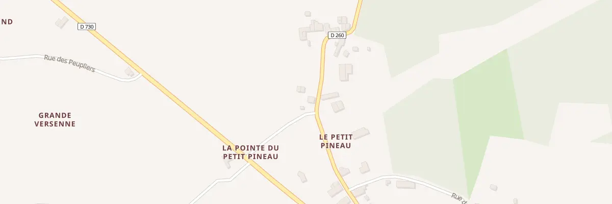 Plan du 5067 Le Petit Pineau Ouest au Fouilloux