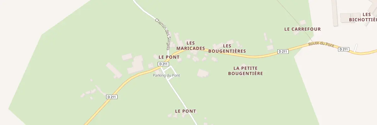 Plan du 1720 Rte du Pont à Baugé-en-Anjou