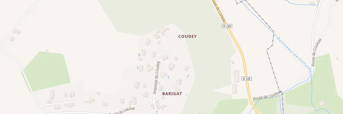 Plan du 128 Imp Coudey à Rauzan