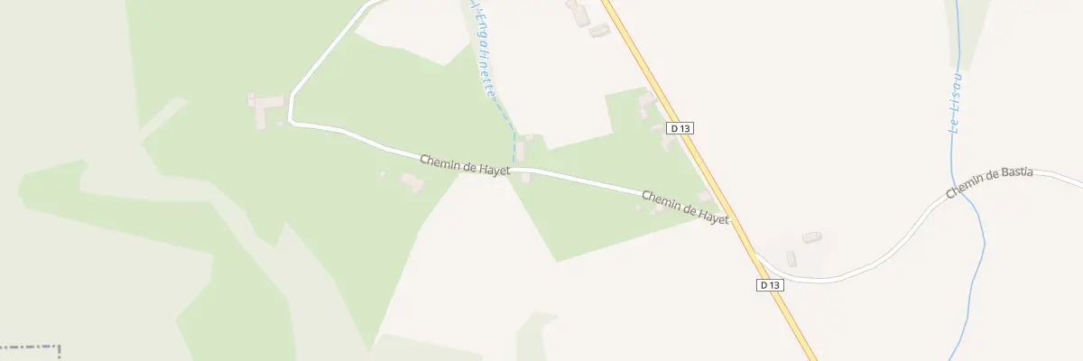 Plan du 3 Che de Hayet à Castillon (Canton de Lembeye)