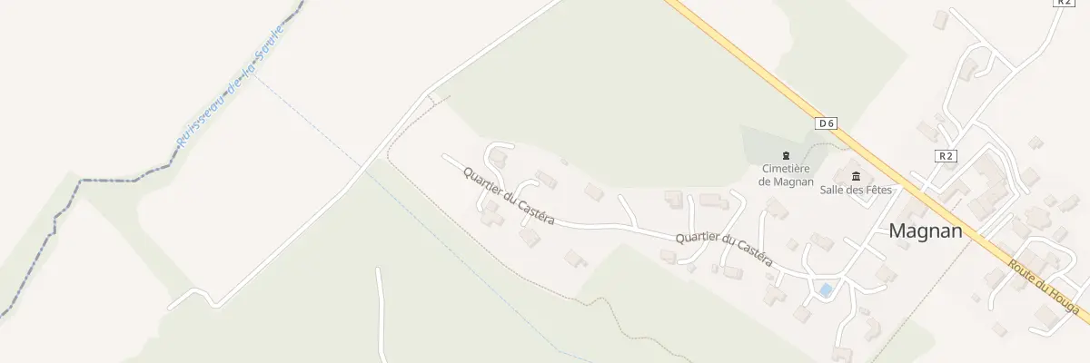 Plan du 5154 Au Village à Magnan