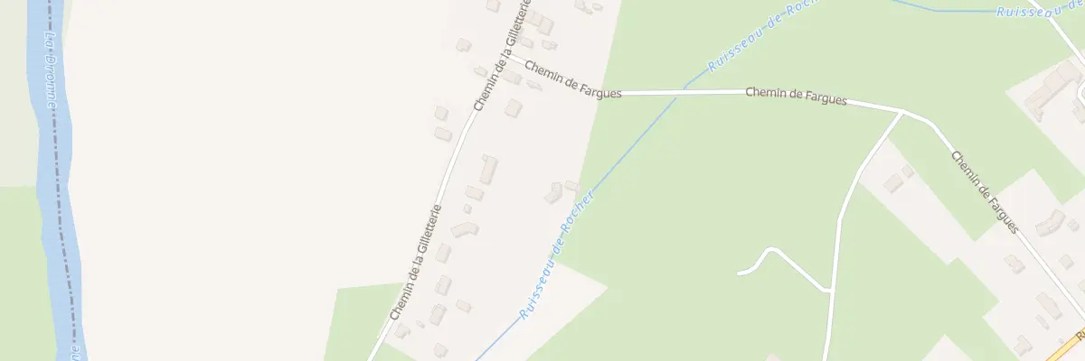 Plan du 18 Fargues à Coutras