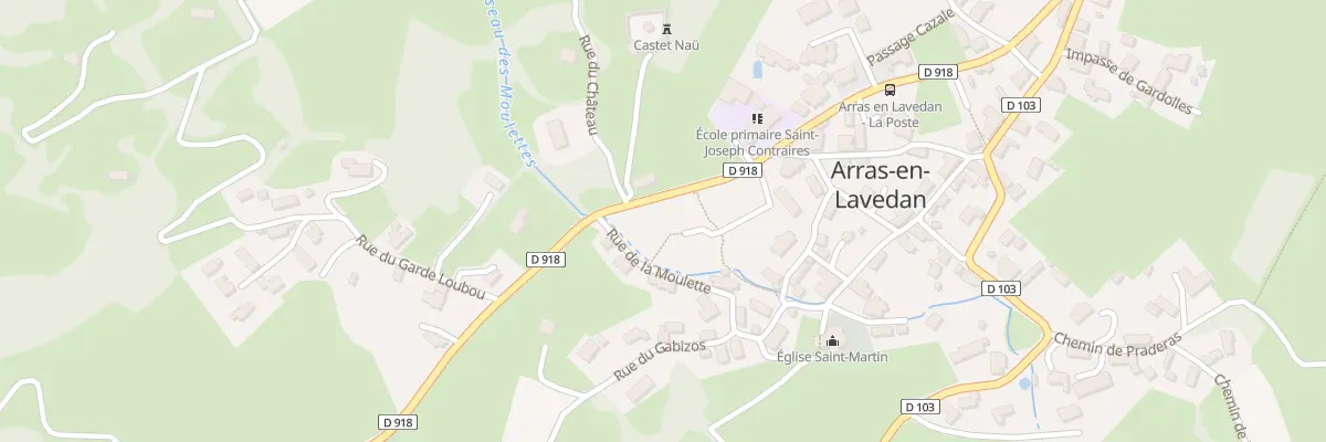 Plan du 6 Pl des Pommiers Blanc à Arras-en-Lavedan