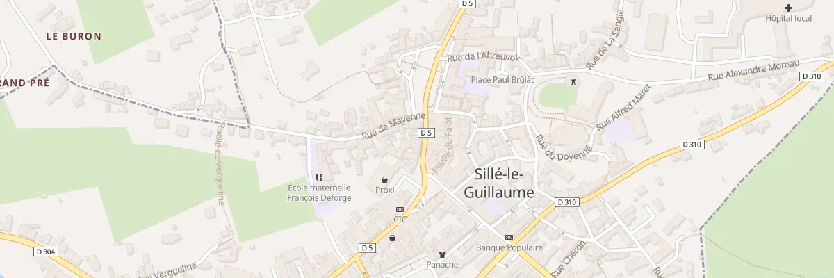 Plan du 11 Rue Dorée à Sillé-le-Guillaume