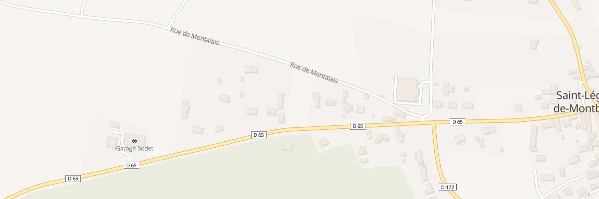 Plan du 3 Rue de Montalais à Saint-Léger-de-Montbrun