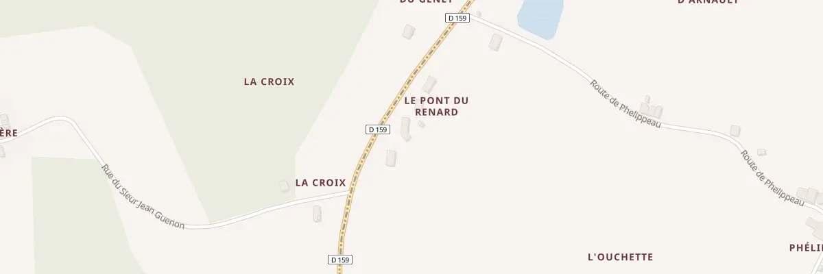 Plan du 5194 La Font du Renard à Saint-Martin-de-Coux