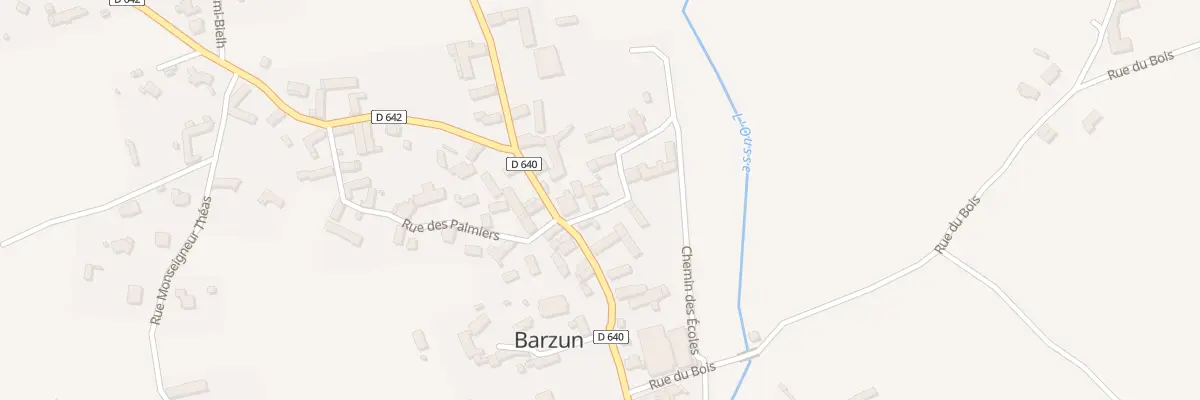 Plan du 3 Imp du Canal du Moulin à Barzun