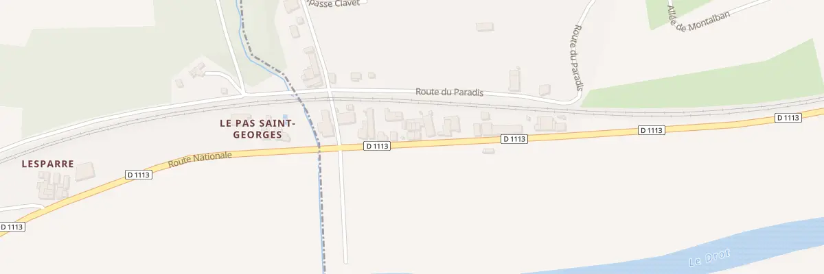 Plan du 40 Rte Nationale 113 à Casseuil
