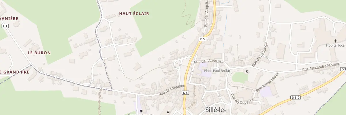 Plan du 25 Pl du Marche aux Bestiaux à Sillé-le-Guillaume