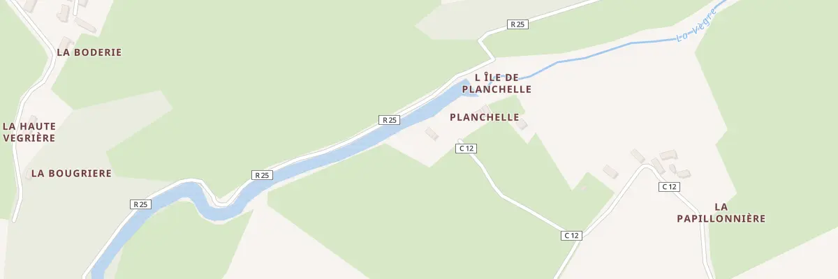 Plan du 5067B Planchelle à Chassillé