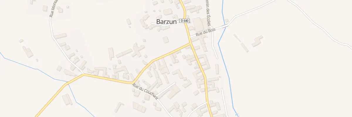 Plan du 3 Rue du Chateau à Barzun