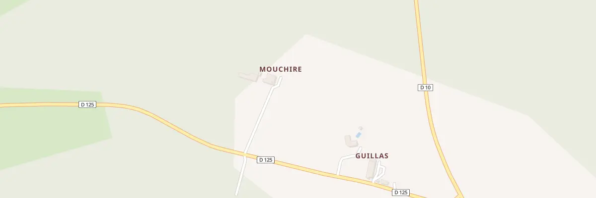Plan du 1 Mouchire à Lados