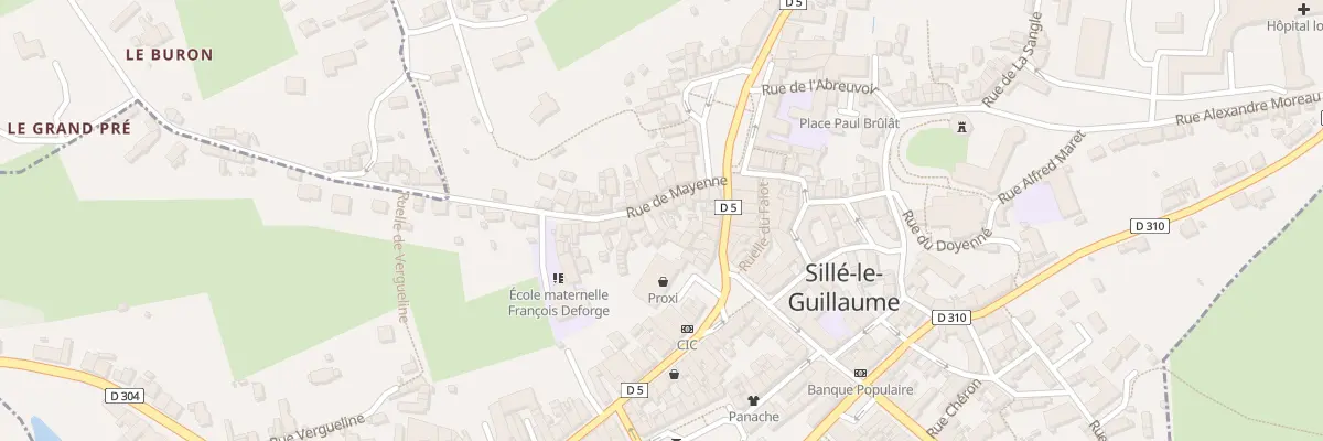 Plan du 15 Rue de Mayenne à Sillé-le-Guillaume