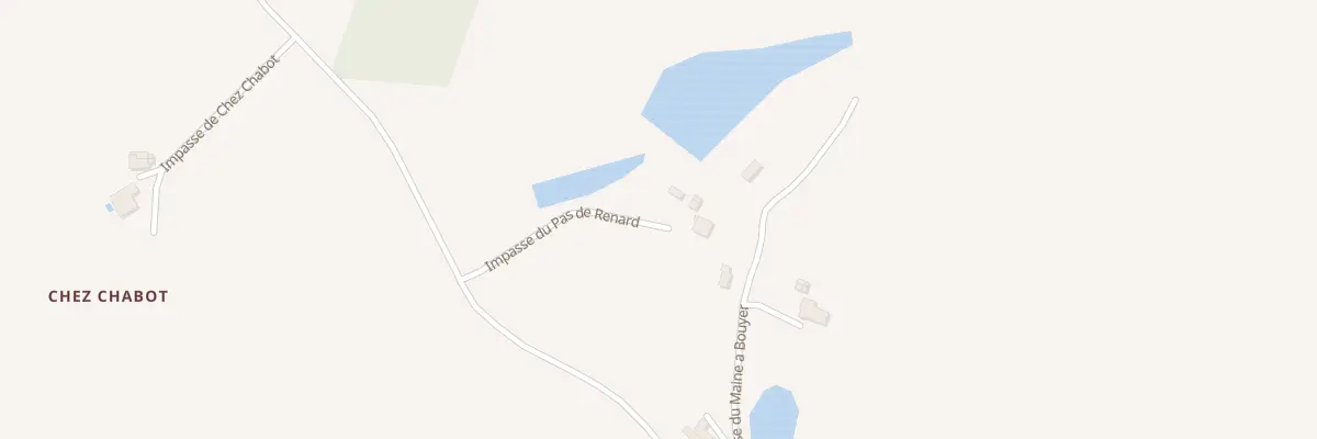 Plan du 1 Imp du Pas de Renard à Oriolles