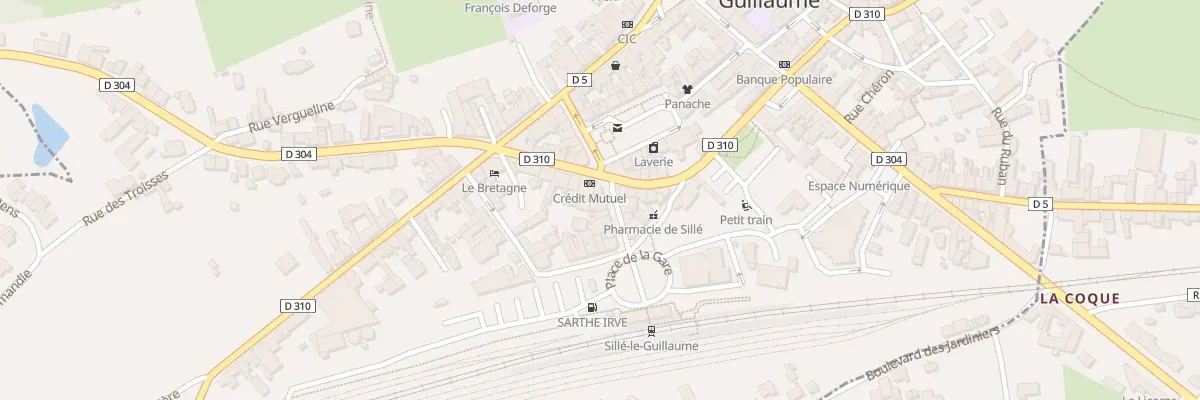 Plan du 16 Rue du Commandant Levrard à Sillé-le-Guillaume