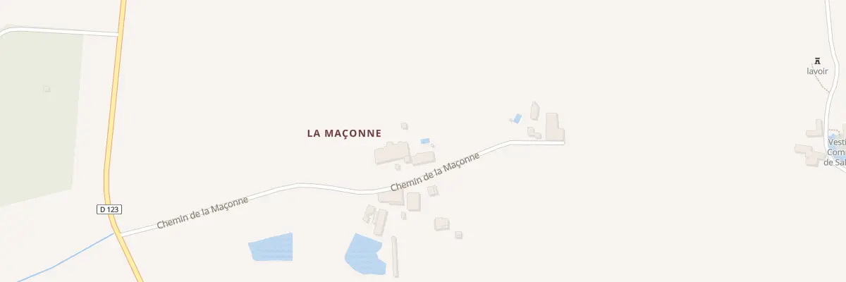 Plan du 4B Che de la Maconne à Frontenac