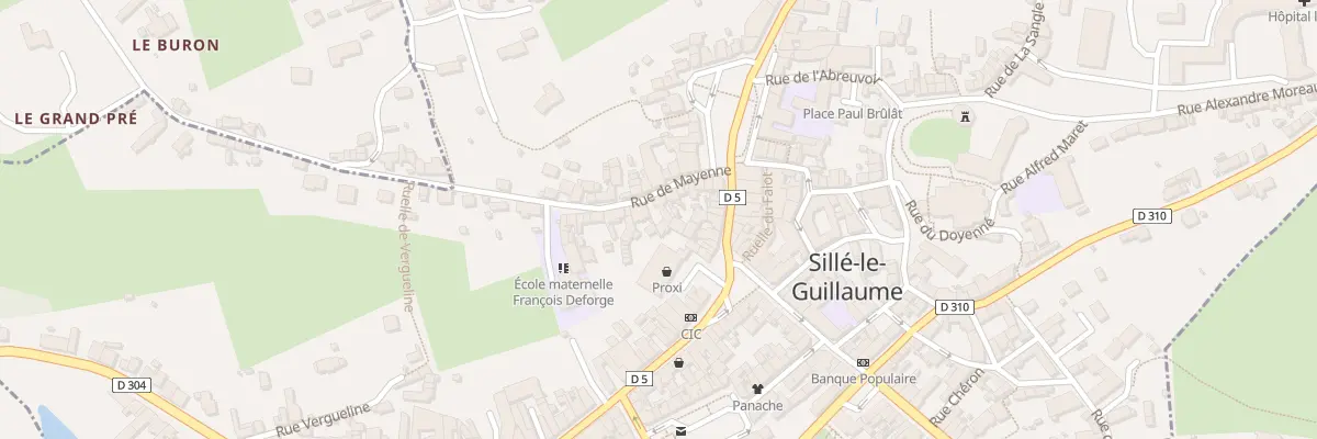 Plan du 17 Rue de Mayenne à Sillé-le-Guillaume