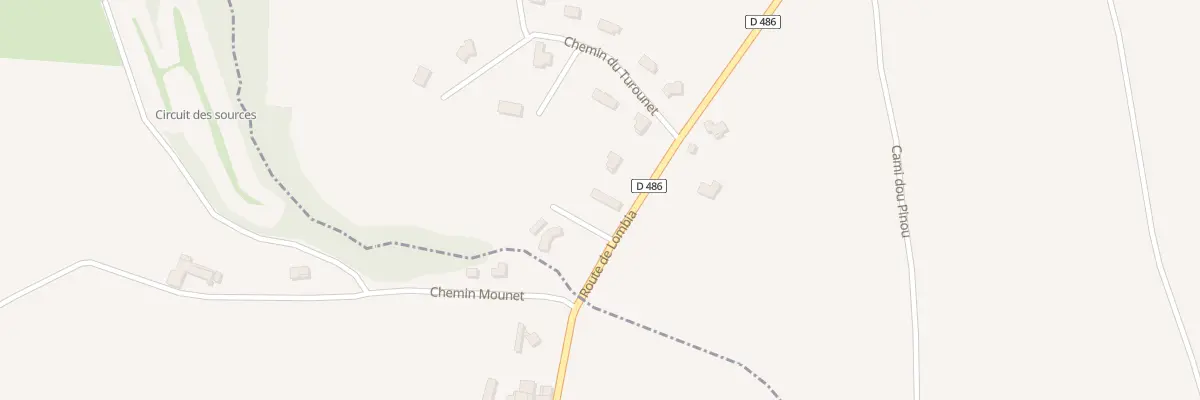 Plan du 20 Rte de Lombia à Sedze-Maubecq