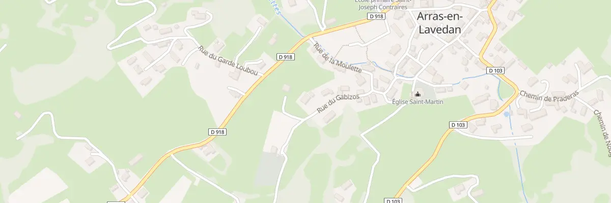 Plan du 12 Rue du Gabizos à Arras-en-Lavedan