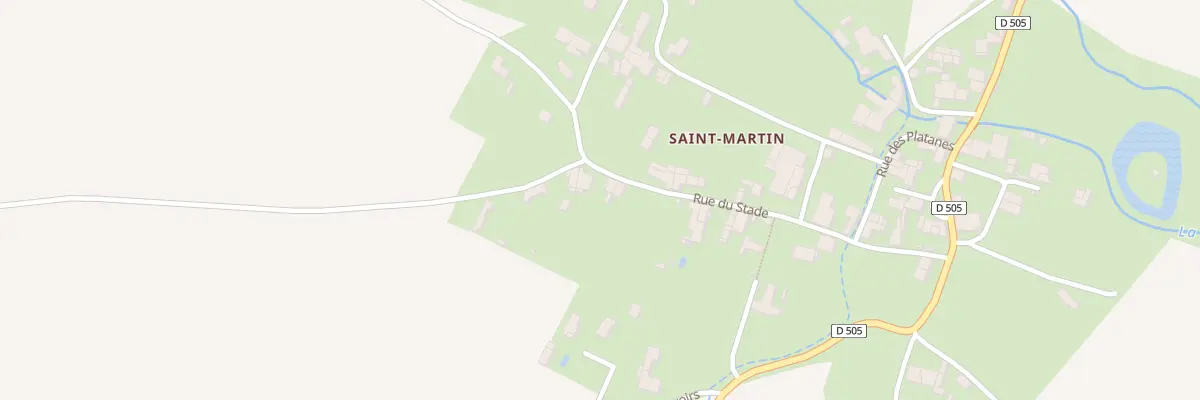 Plan du 12 Rue du Stade St Martin à Fontenille-Saint-Martin-d’Entraigues