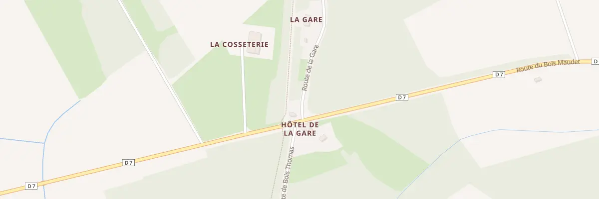 Plan du 19 Rte de la Gare aux Bois d’Anjou