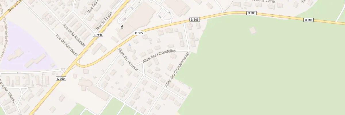 Plan du 6 All des Hirondelles à Melle