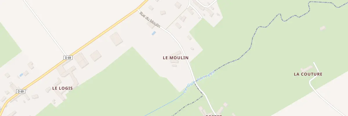 Plan du 6 Rue du Moulin à Villy-lez-Falaise
