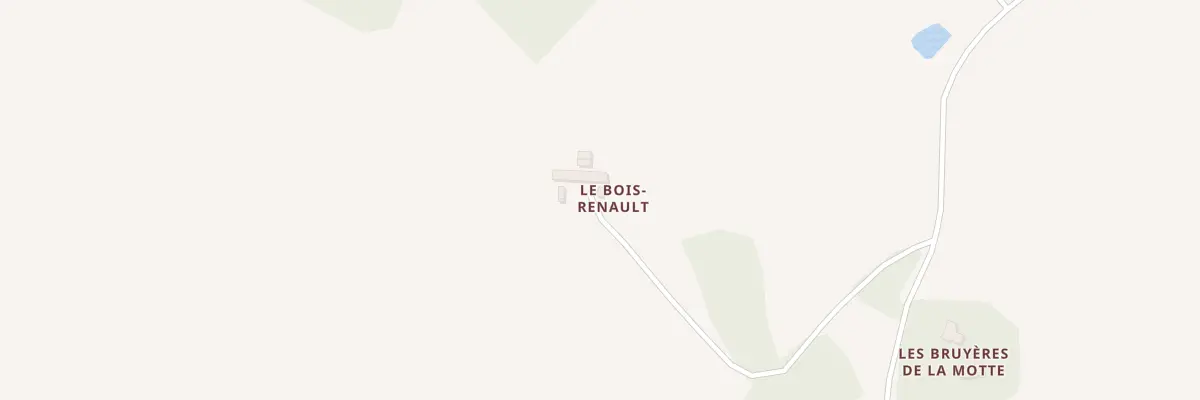 Plan du 1 Le Bois Renault à Lalacelle