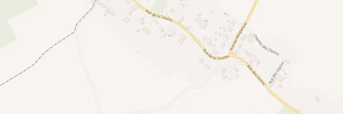 Plan du 7 Rue de la Touche à Distré