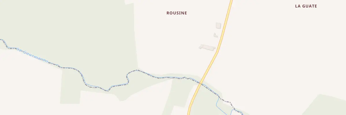Plan du 1 Rousine à Daubèze