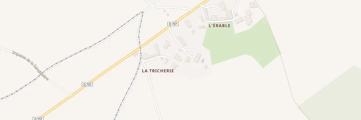 Plan du 21 Rte de la Mothe La Tricherie à Prailles-La Couarde